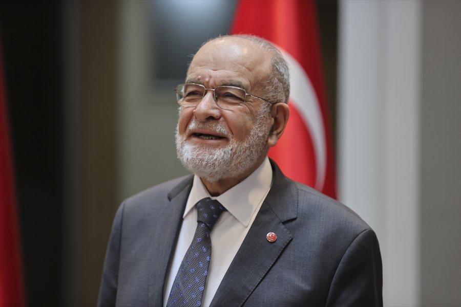 Saadet Partisi Genel Başkanı Karamollaoğlu'ndan Demokrat Parti Genel Başkanı Uysal'a Ziyaret