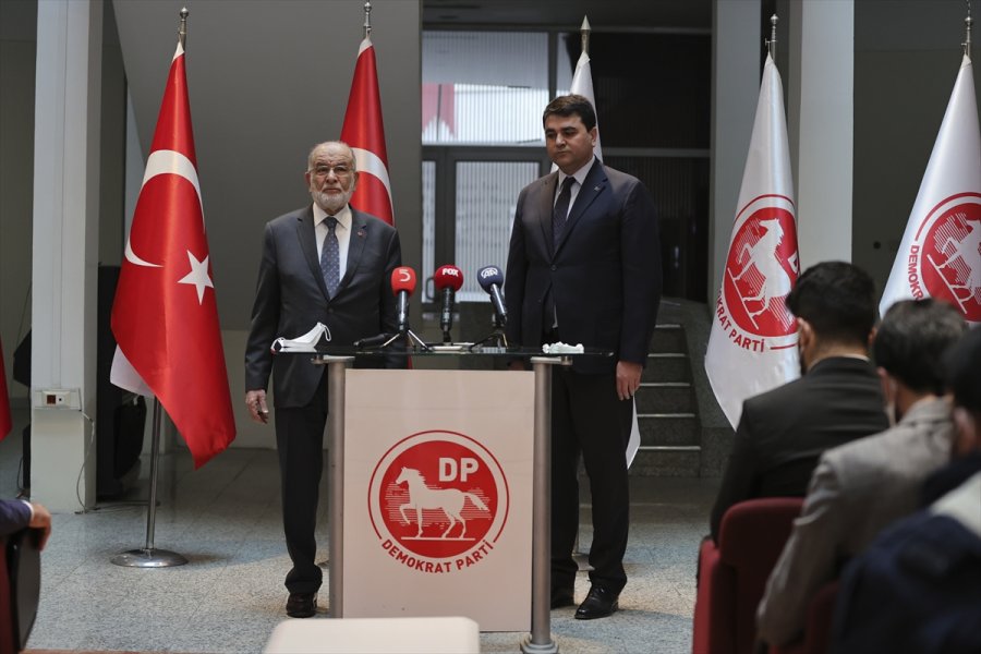 Saadet Partisi Genel Başkanı Karamollaoğlu'ndan Demokrat Parti Genel Başkanı Uysal'a Ziyaret