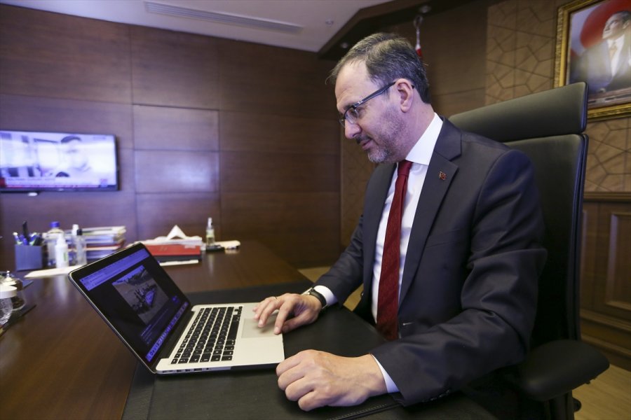 Gençlik Ve Spor Bakanı Mehmet Muharrem Kasapoğlu, Aa'nın 