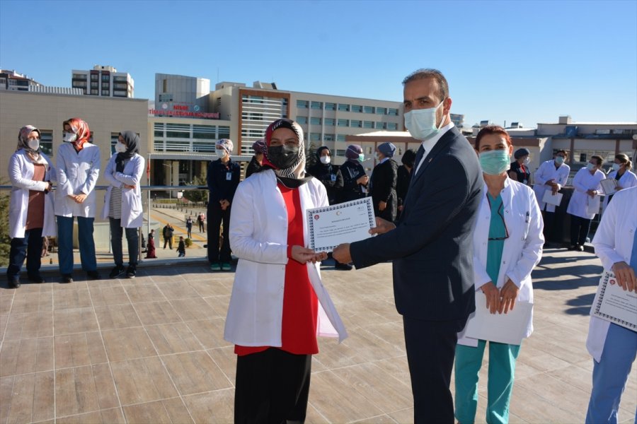 Niğde'de Sağlık Çalışanlarına 