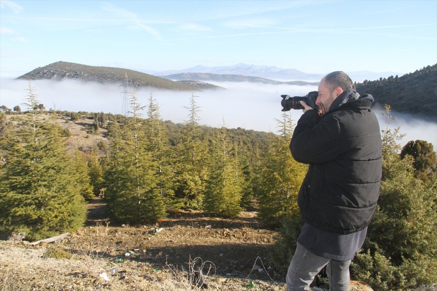 Beyşehir Gölü Üzerinde Sis Bulutu Güzelliği