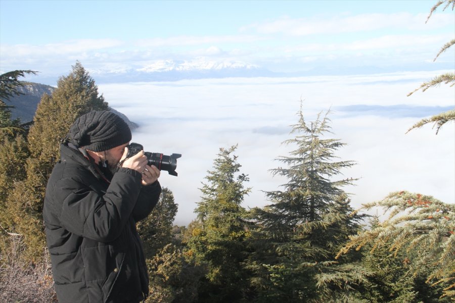 Beyşehir Gölü Üzerinde Sis Bulutu Güzelliği