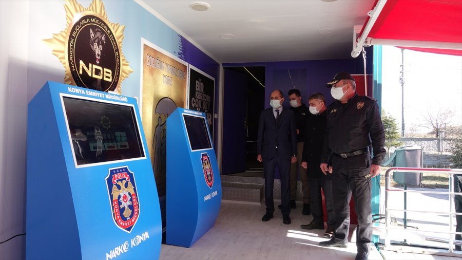Konya'da Hizmet Verecek Narkotik Eğitim Tırı'nın Açılışı Yapıldı