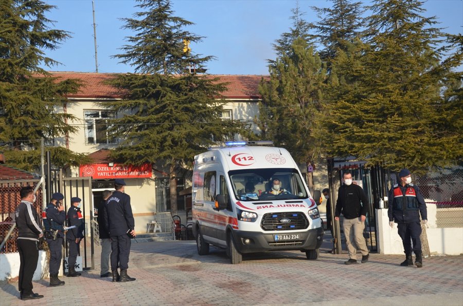 Karaman'da Yatılı Engelli Bakım Merkezinde Yangın