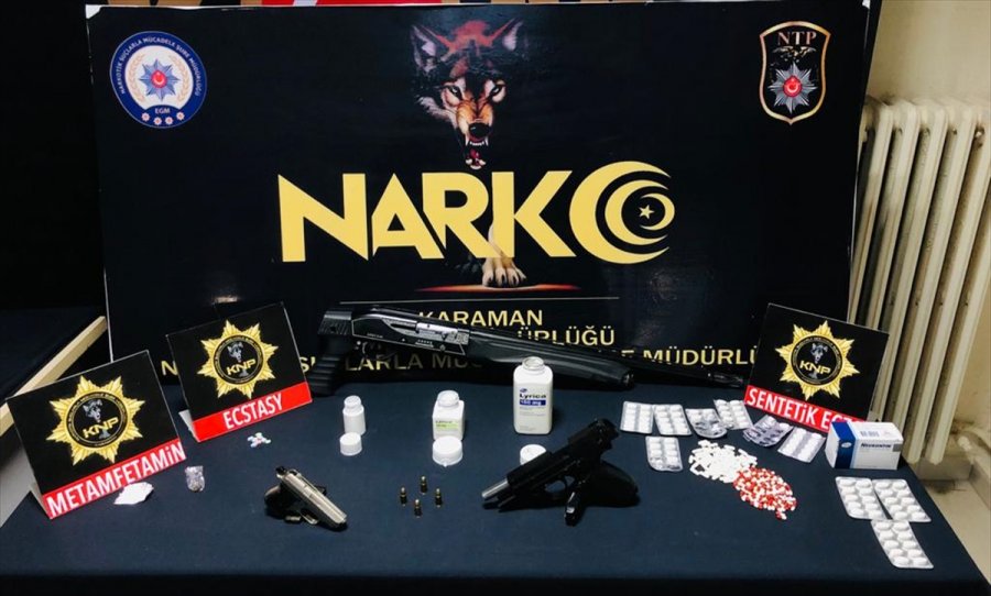 Karaman'da Uyuşturucu Operasyonunda Yakalanan 3 Zanlıdan 2'si Tutuklandı