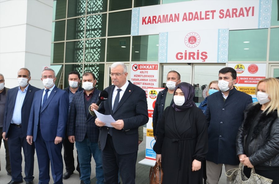 Ak Parti Konya, Afyonkarahisar, Karaman Ve Aksaray İl Başkanlıkları, Üç İsim İçin Suç Duyurusunda Bulundu