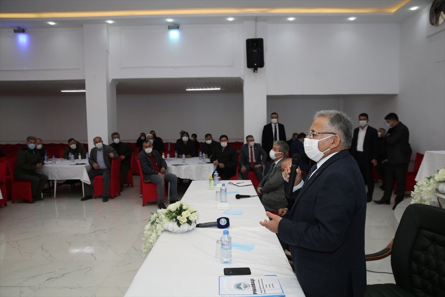 Başkan Büyükkılıç, Muhtarlar Toplantısına Katıldı