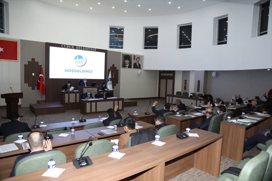 Çubuk'ta Yılın İlk Belediye Meclis Toplantısı Yapıldı