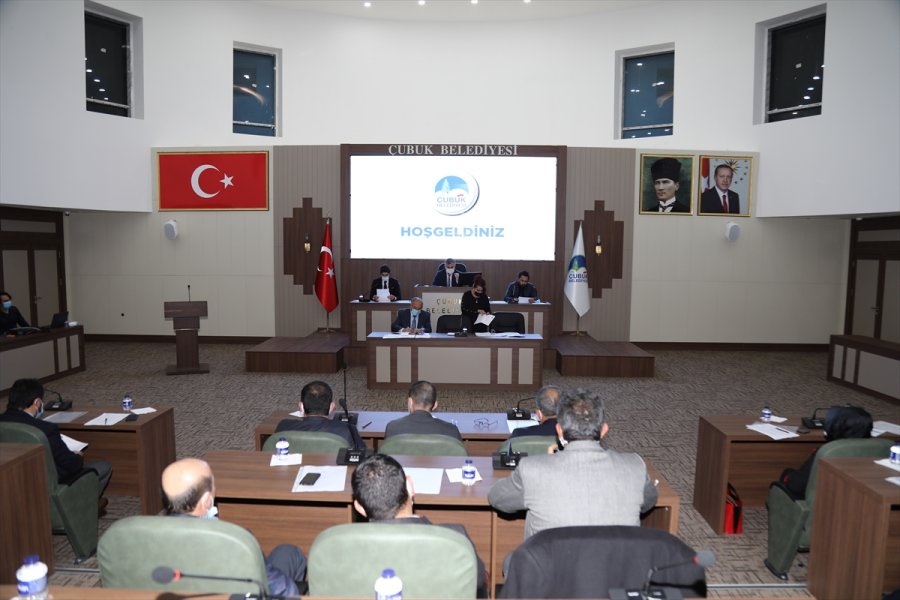 Çubuk'ta Yılın İlk Belediye Meclis Toplantısı Yapıldı