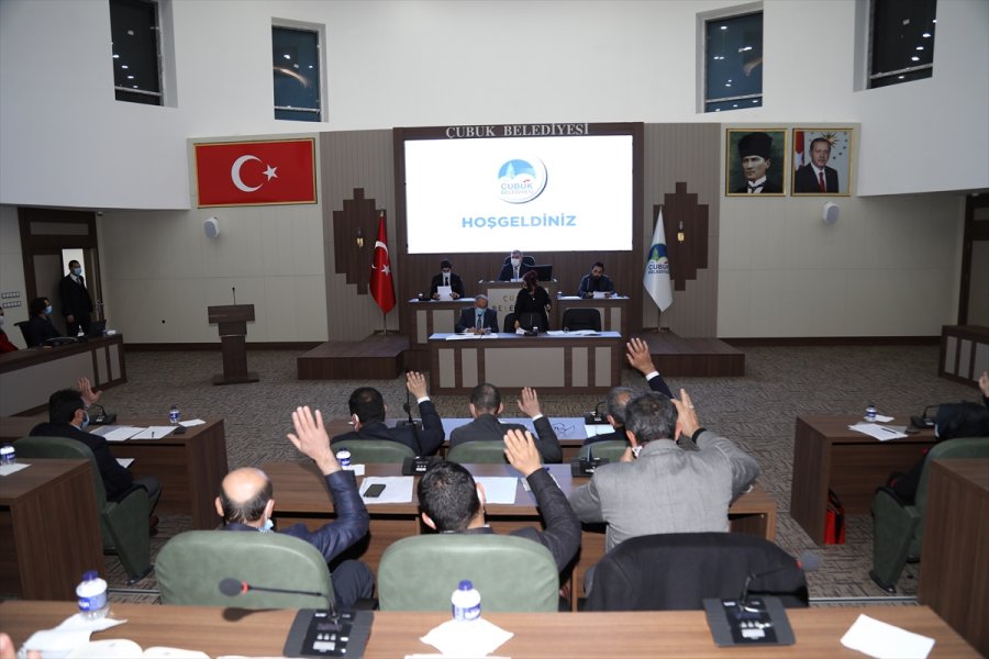 Çubuk'ta Yılın İlk Belediye Meclis Toplantısı Yapıldı