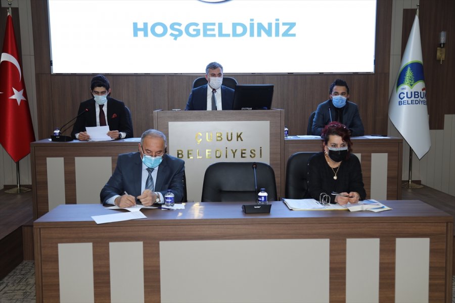 Çubuk'ta Yılın İlk Belediye Meclis Toplantısı Yapıldı
