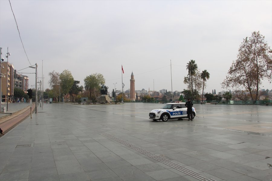 Antalya, Muğla, Burdur Ve Isparta'da Sokağa Çıkma Kısıtlamasıyla Sessizlik Hakim