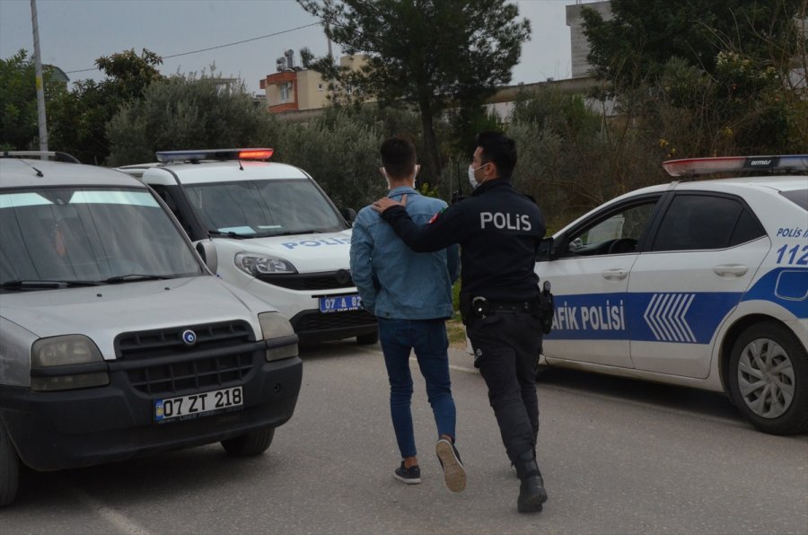 Antalya'da Kovid-19 Tedbirlerine Uymayan Ve Drift Yapan Ehliyetsiz Sürücüye Ceza
