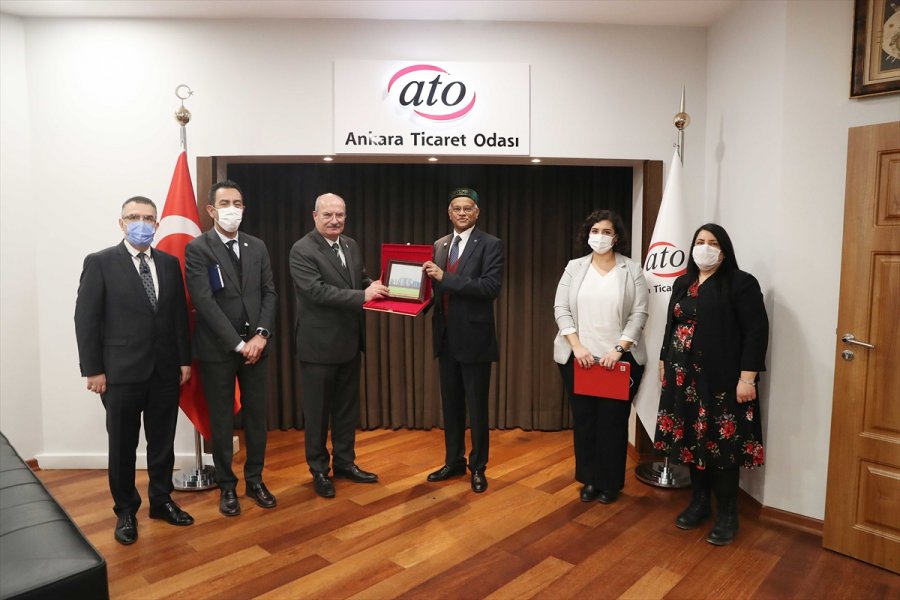 Bangladeş'in Ankara Büyükelçisi Mannan, Ato Başkanı Baran'ı Ziyaret Etti