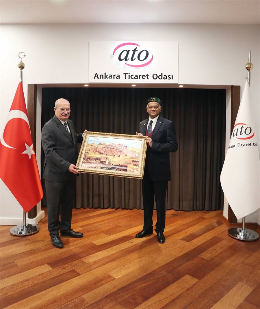 Bangladeş'in Ankara Büyükelçisi Mannan, Ato Başkanı Baran'ı Ziyaret Etti