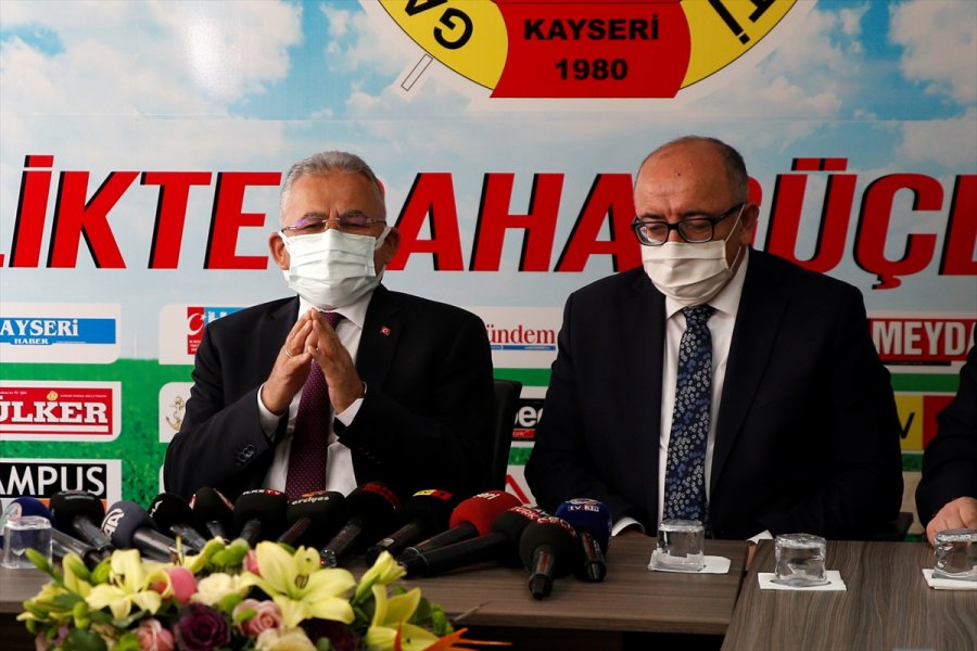 Belediye Başkanları Kayseri Gazeteciler Cemiyeti'ni Ziyaret Etti