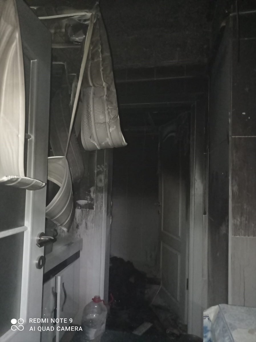 Karaman'da Ev Yangını Korkuttu