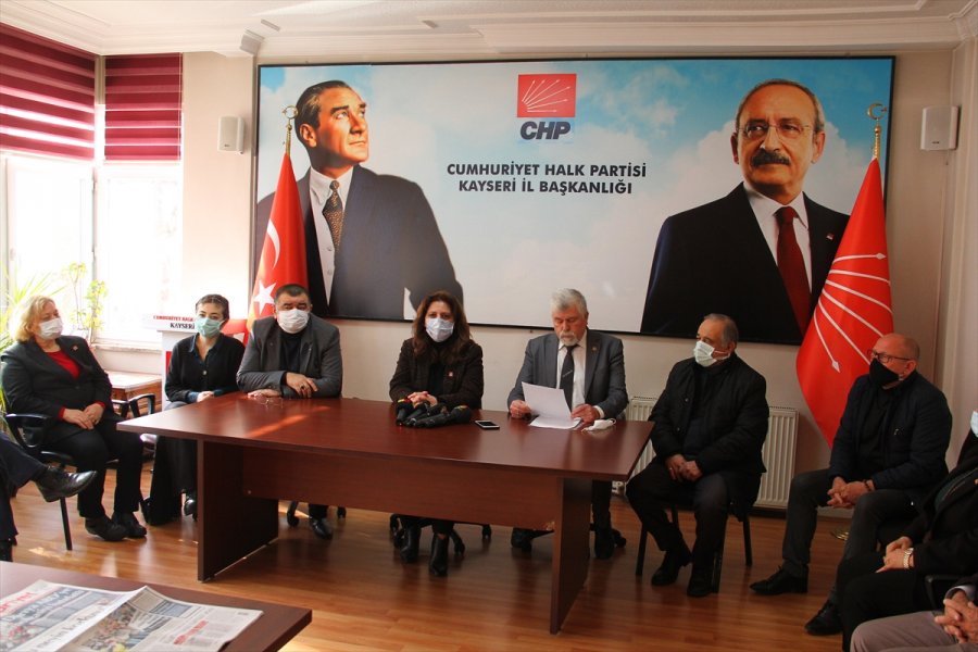 Chp Kayseri İl Başkanı Özer, Memur Ve Emekli Maaş Zammını Eleştirdi