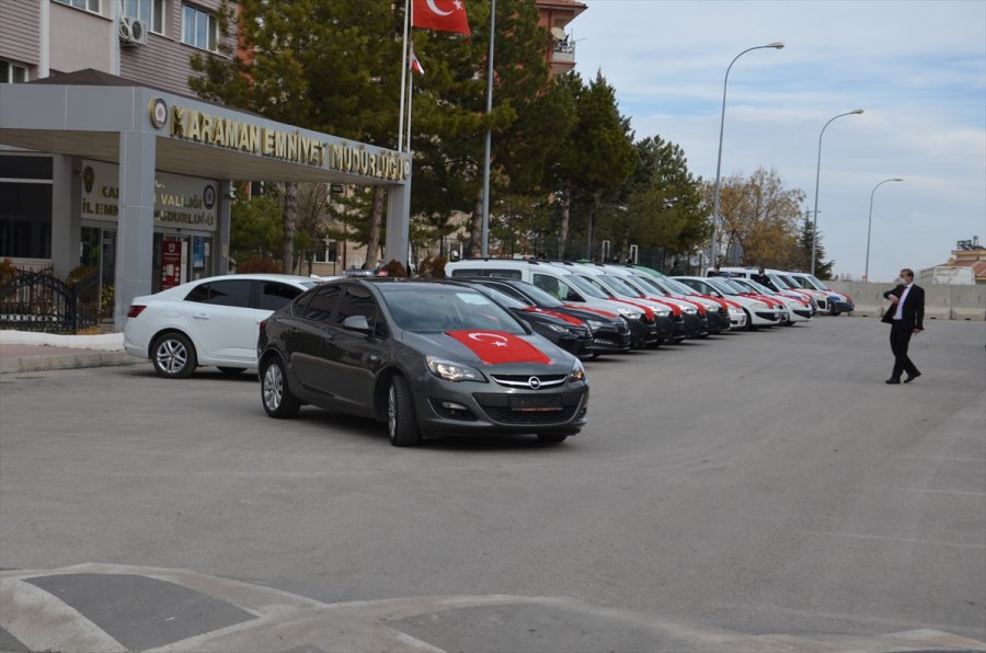 Karaman Emniyet Müdürlüğü'ne Araç Takviyesi