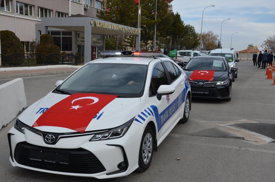 Karaman Emniyet Müdürlüğü'ne Araç Takviyesi