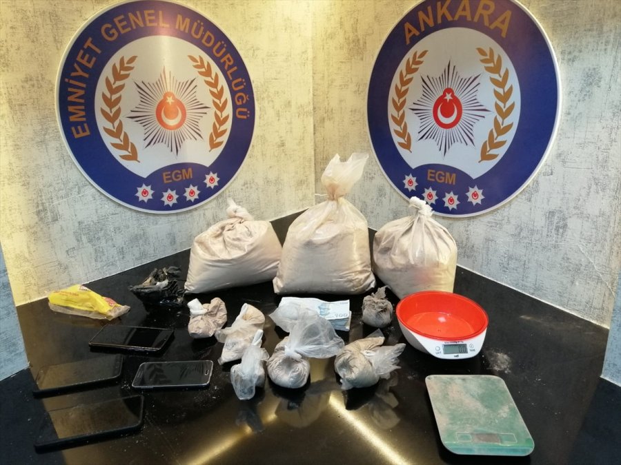 Ankara'da 20 Kilogram Eroin Ele Geçirildi