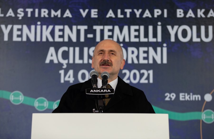 Yenikent-temelli Yolu Hizmete Açıldı