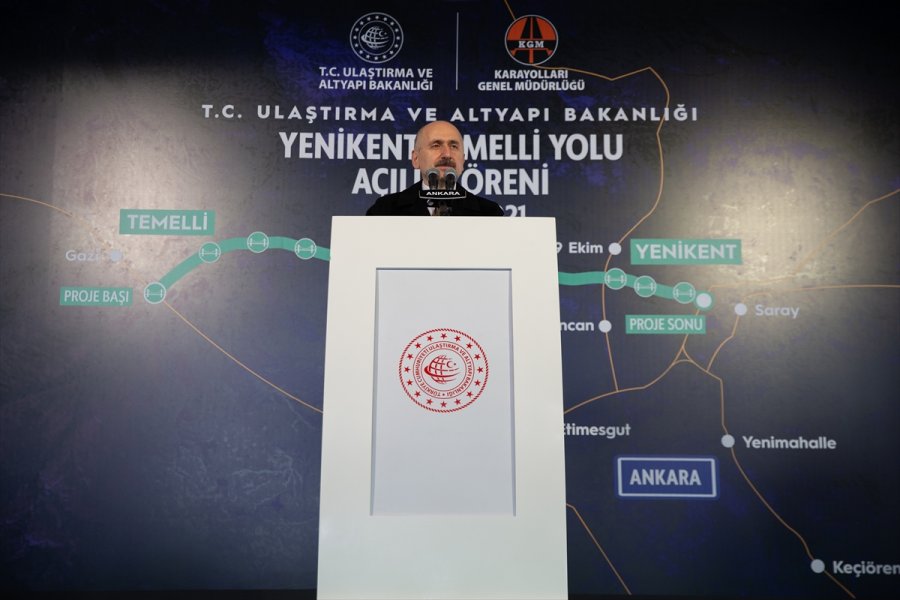 Yenikent-temelli Yolu Hizmete Açıldı