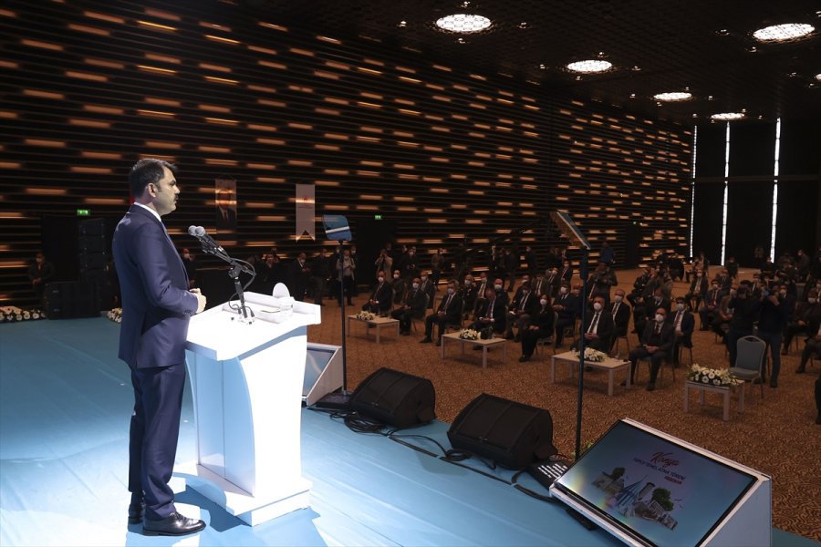 Çevre Ve Şehircilik Bakanı Kurum, Konya Toplu Temel Atma Ve Açılış Töreni'nde Konuştu: