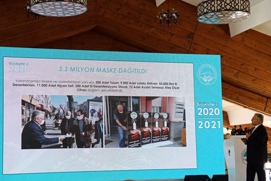 Kayseri Büyükşehir Belediyesi Ve İştirakleri 2020 Yılında 3 Milyar 417 Milyon Liralık Yatırım Yaptı