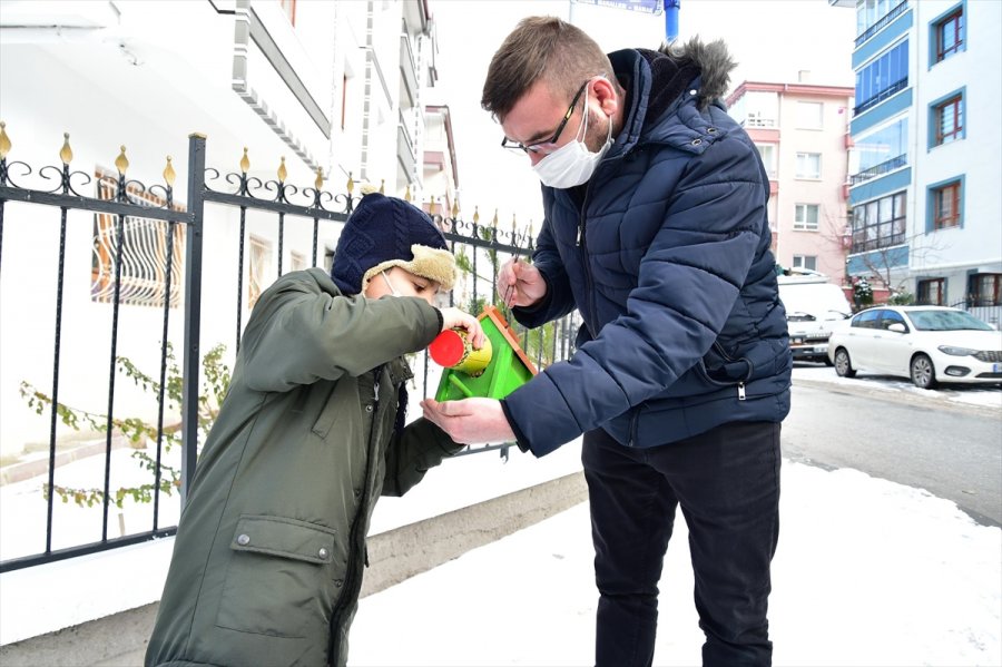 Mamak Belediyesi Kuş Yuvası İsteyen Çocuğun Dileğini Yerine Getirdi