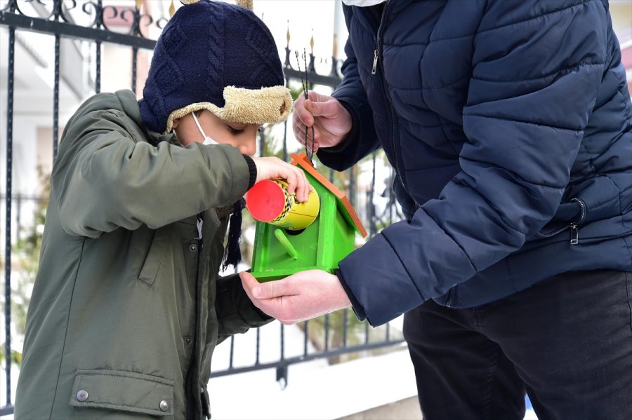 Mamak Belediyesi Kuş Yuvası İsteyen Çocuğun Dileğini Yerine Getirdi