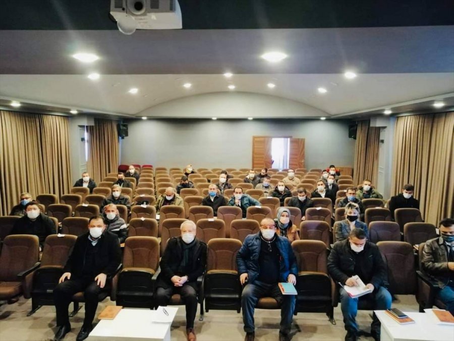 Bozkır'da 2020-2021 Dönem Sonu Müdürler Toplantısı Gerçekleştirildi