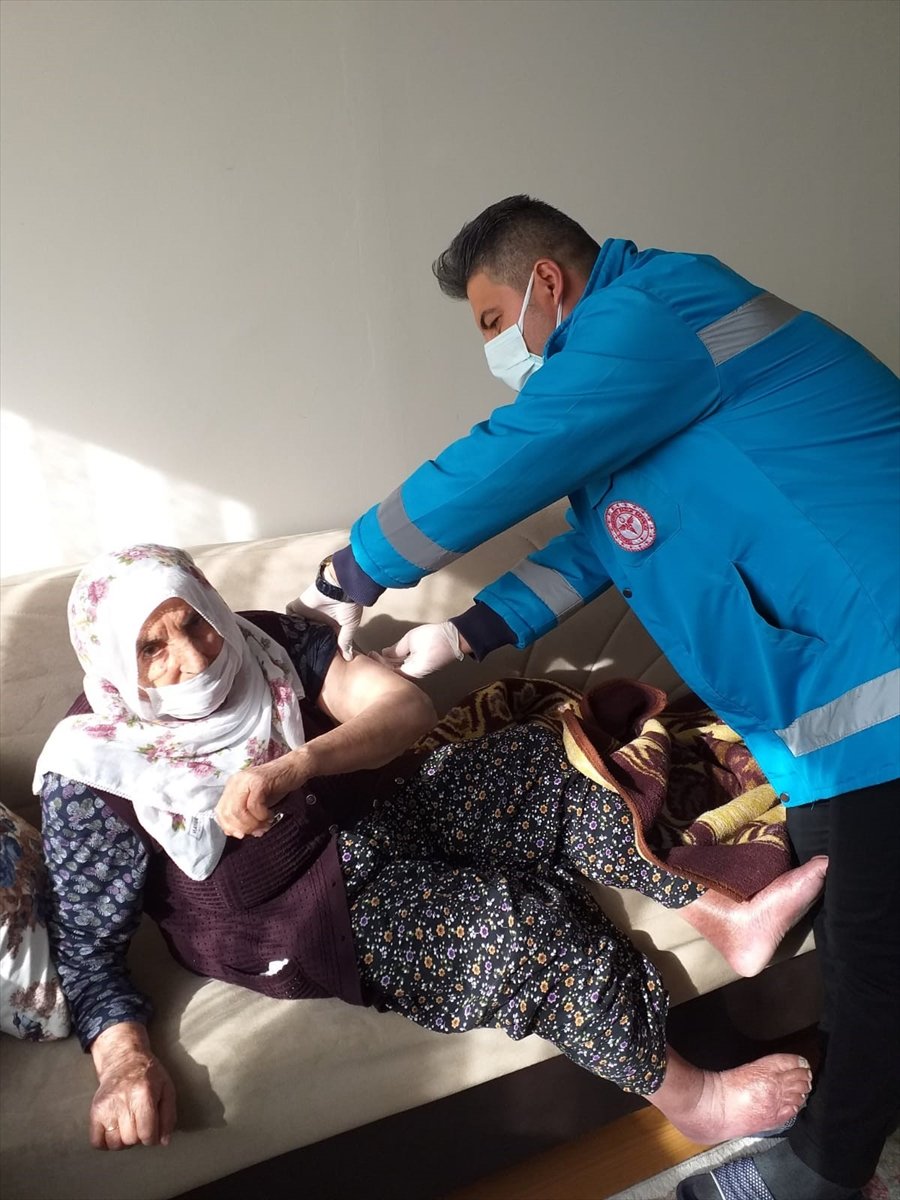 İncesu'da Koronavirüs Aşılama İşlemi Sürüyor