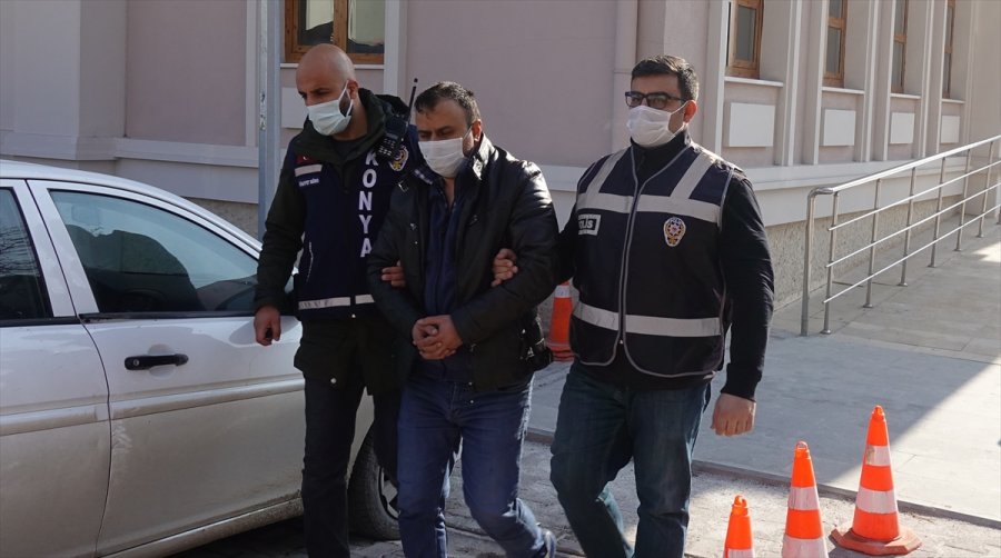 Konya'da 2 Kişiyi Tabancayla Öldüren Şüpheli Adliyeye Sevk Edildi
