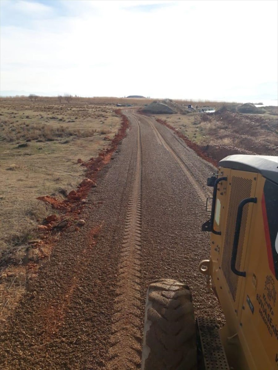 Hüyük'ün Sahil Yolları Yeniden Düzenleniyor