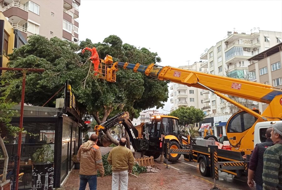Güncelleme 2 - Antalya'da Kuvvetli Rüzgar Ve Sağanak Etkili Oluyor