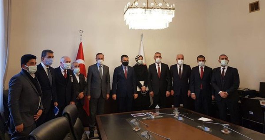 Güdül, Ayaş Ve Nallıhan Belediye Başkanlarından Bakan Pakdemirli'ye Ziyaret