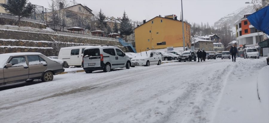 Sarıveliler'de Kar Yağışı