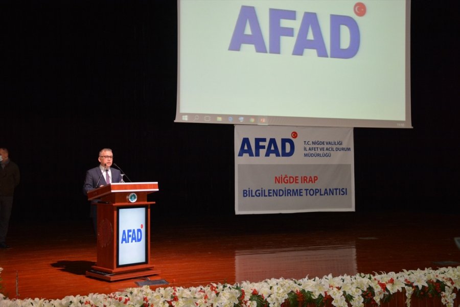 Niğde'de İl Afet Risk Azaltma Planı Toplantısı Yapıldı