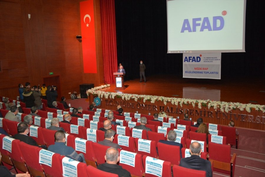 Niğde'de İl Afet Risk Azaltma Planı Toplantısı Yapıldı