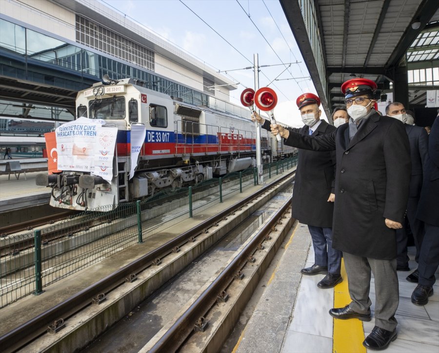 Rusya Ve Çin'e Gidecek İhracat Trenleri Ankara Gar'dan Uğurlandı