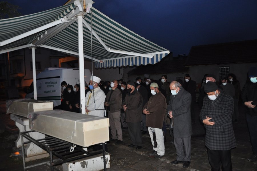 Güncelleme - Konya'da Evde Çıkan Yangında Ölen 6 Yaşındaki Çocuk İle Annesi Toprağa Verildi