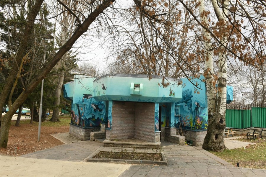 Ankara'da Botanik Park Grafitiyle Renklendi