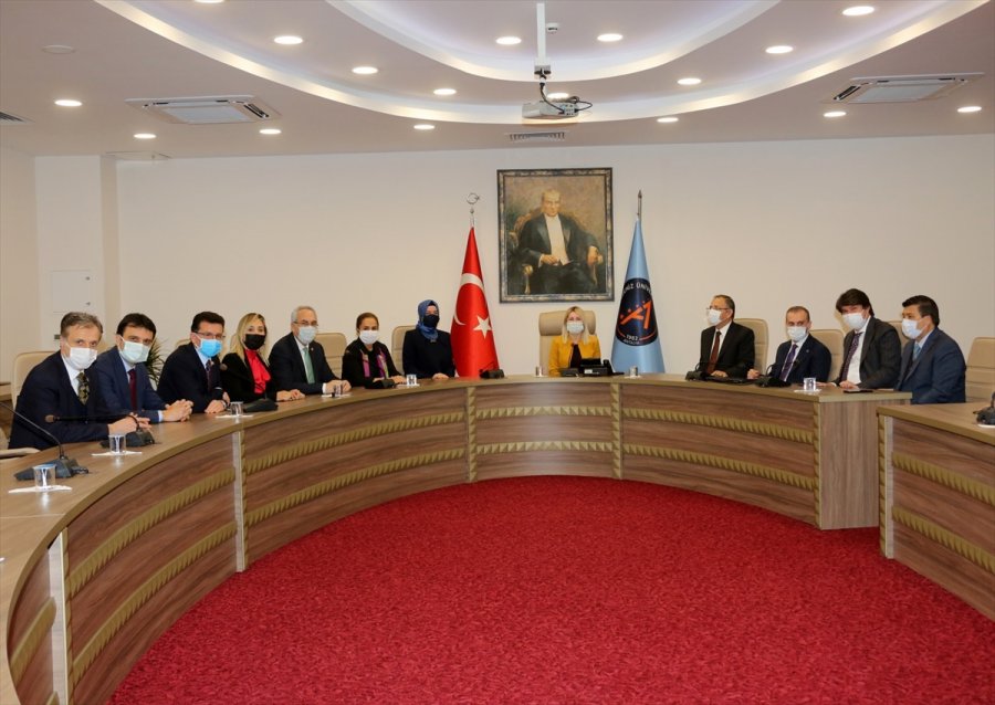 Ak Parti Genel Başkan Yardımcıları Özhaseki, Kandemir Ve Kaya'dan Rektör Özkan'a Ziyaret