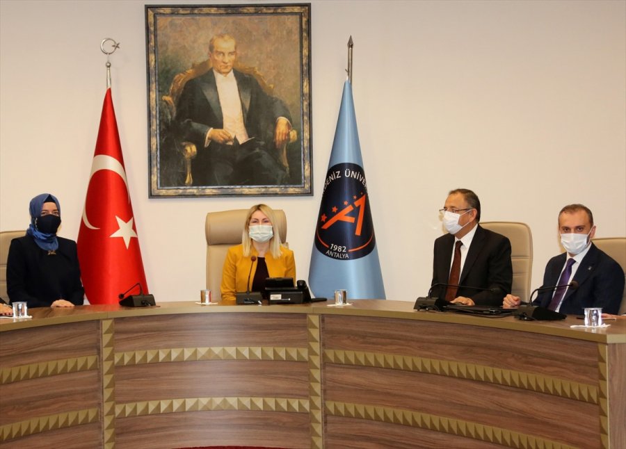 Ak Parti Genel Başkan Yardımcıları Özhaseki, Kandemir Ve Kaya'dan Rektör Özkan'a Ziyaret