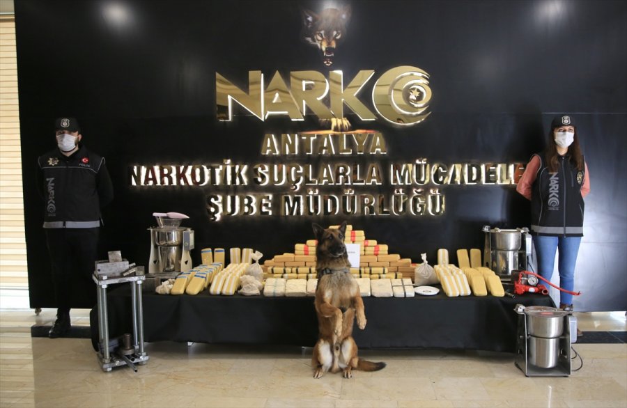 Antalya'da 115 Kilo 740 Gram Eroin Ele Geçirildi