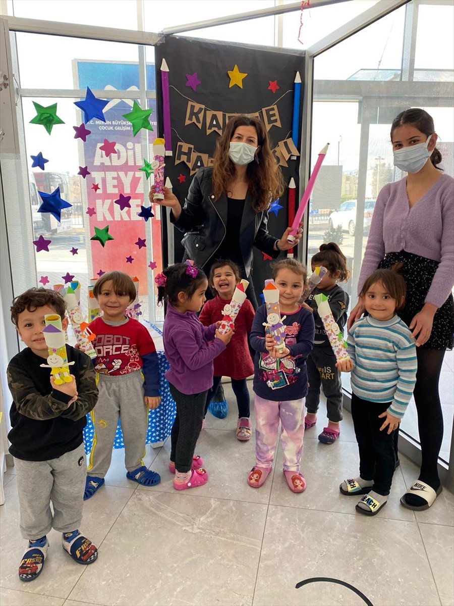 Mersin'de Belediyeye Ait Kreşlerde Eğitim Gören Çocuklar İçin 