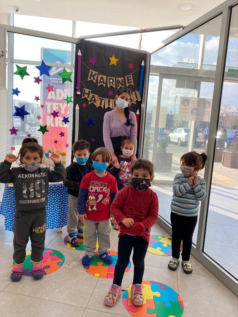 Mersin'de Belediyeye Ait Kreşlerde Eğitim Gören Çocuklar İçin 