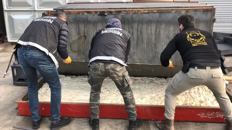 Mersin'de Kömür Kazanına 200 Bin Uyuşturucu Hap Gizleyen 3 Zanlı Tutuklandı