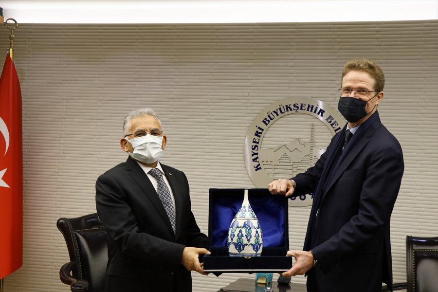 Ab Türkiye Delegasyonu Başkanı Nikolaus Meyer-landrut, Kayseri'de Ziyaretlerde Bulundu: